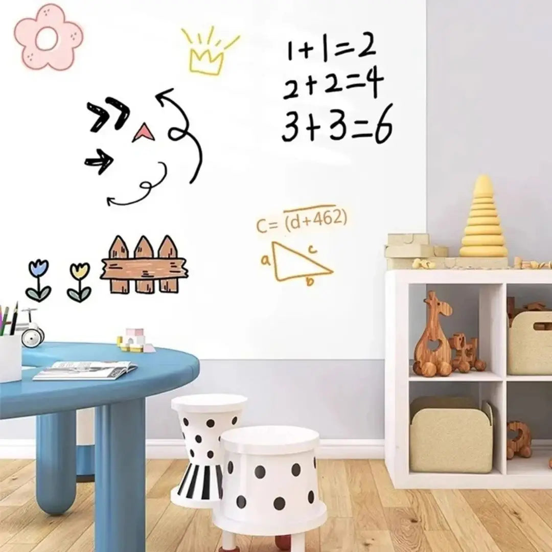 גליל מדבקת קיר - לוח מחיק