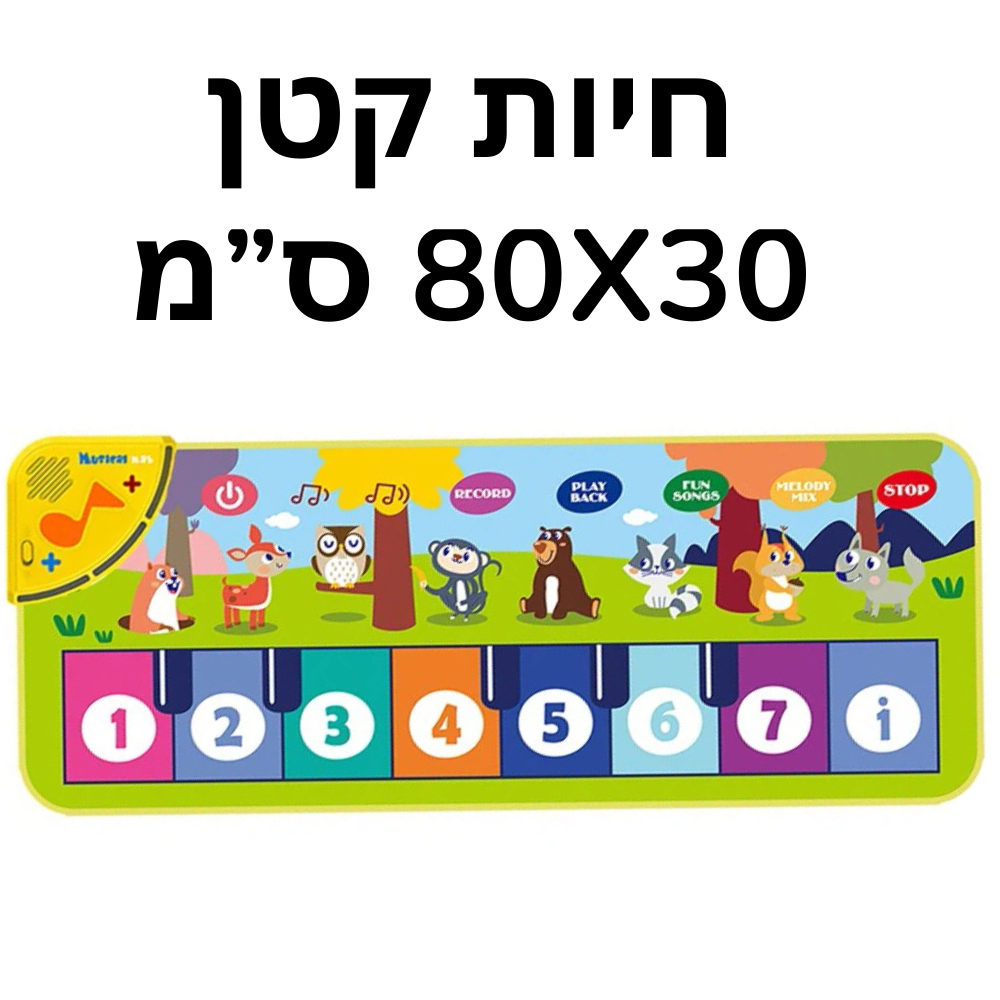 שטיח פסנתר מוזיקלי