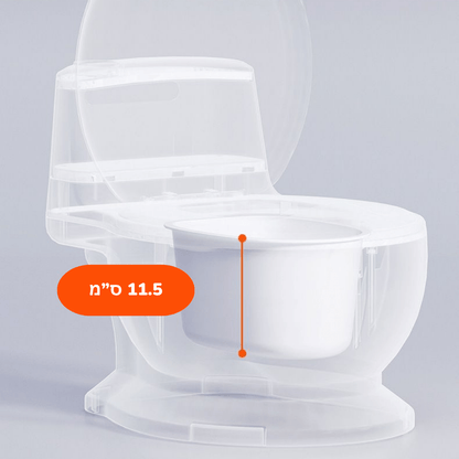 אסלון - סיר גמילה בצורת אסלה לגמילה מחיתולים