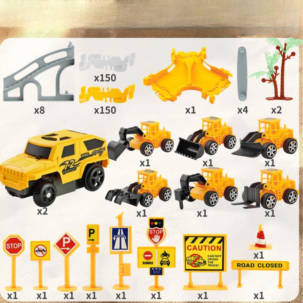 מסלול רכבים חשמלי לילדים