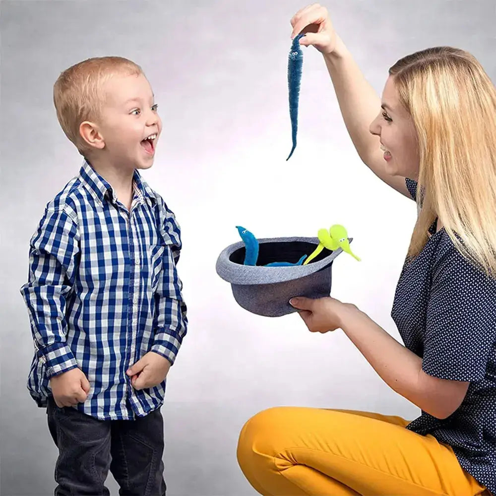משחק תנועה פרוותי ליצירת תעלולים וקסמים (מארז של 6 יצורים צבעוניים)