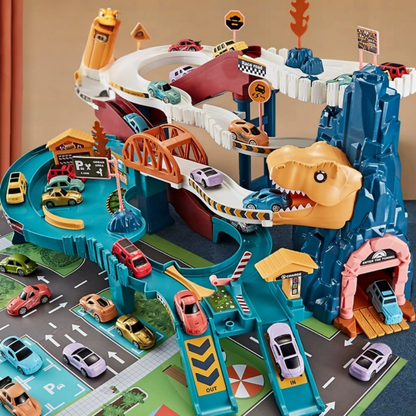 מסלול מירוצים דינוזאורים לילדים