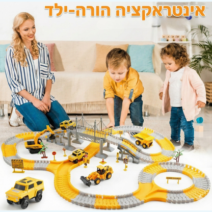 מסלול רכבים חשמלי לילדים
