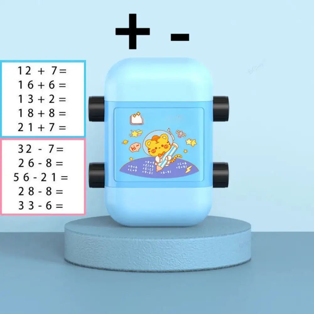 חותמות רולר מתמטיקה - כחול