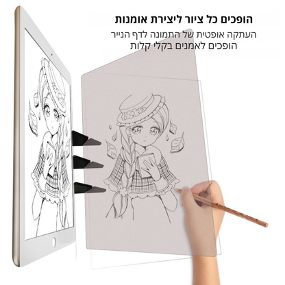 מקרן לוח ציור קופי אופטי לילדים