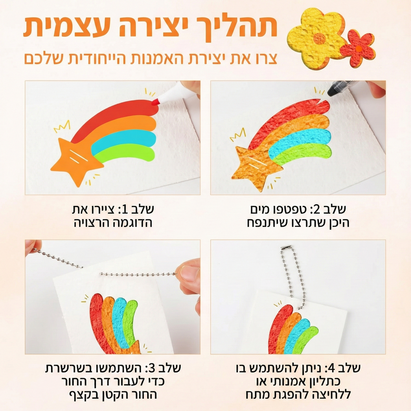 ערכת יצירה "קסם מתנפח" - שעות של הנאה רצופה