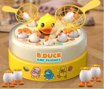 משחק ברווזים קופצים לפיתוח זריזות וקואורדינציה