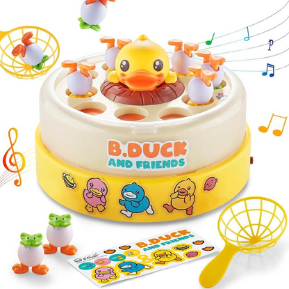 משחק ברווזים קופצים לפיתוח זריזות וקואורדינציה