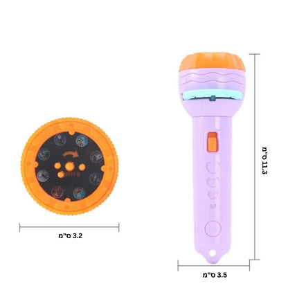 פנס ומקרן תמונות לילדים